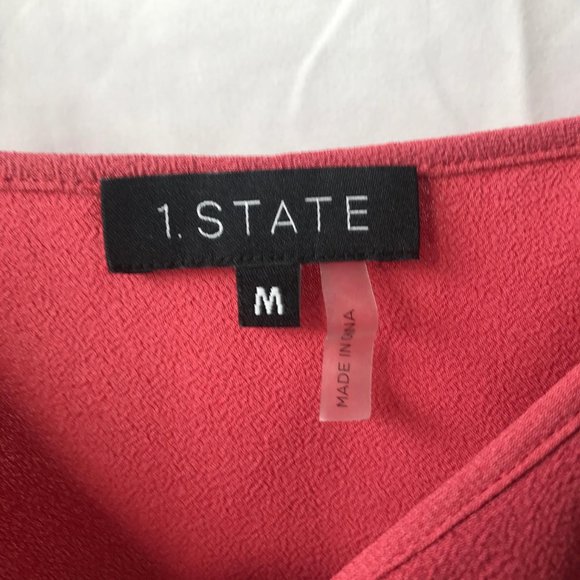 1 State Pink Ruffle Cami - Picture 2 of 5